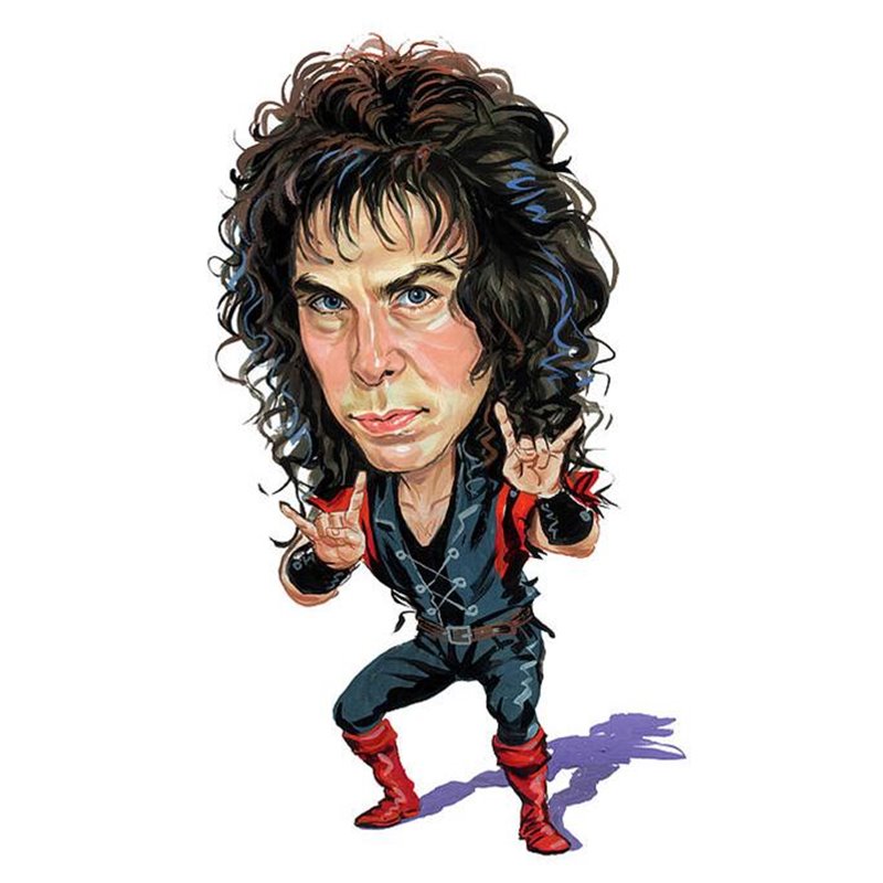 Caricature Ronnie James Dio