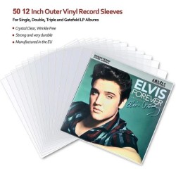 Vinyl Record Album Outer Sleeves - 50 Pieces