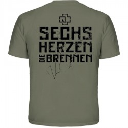 Sechs Herzen Die Brennen