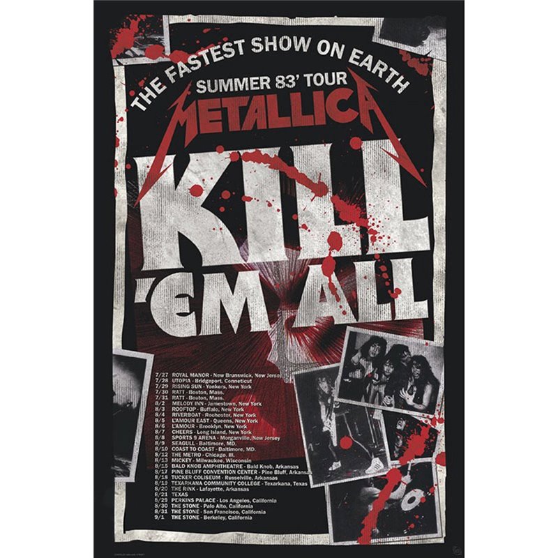 Kill 'Em All '83 Tour