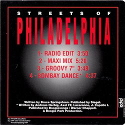 Streets Of Philadelphia