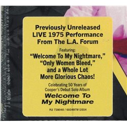 Welcome To My Nightmare - Live At The Forum 6/17/75