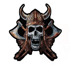 Viking Axe Skull