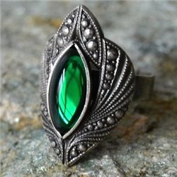 Ring With Glass Stone